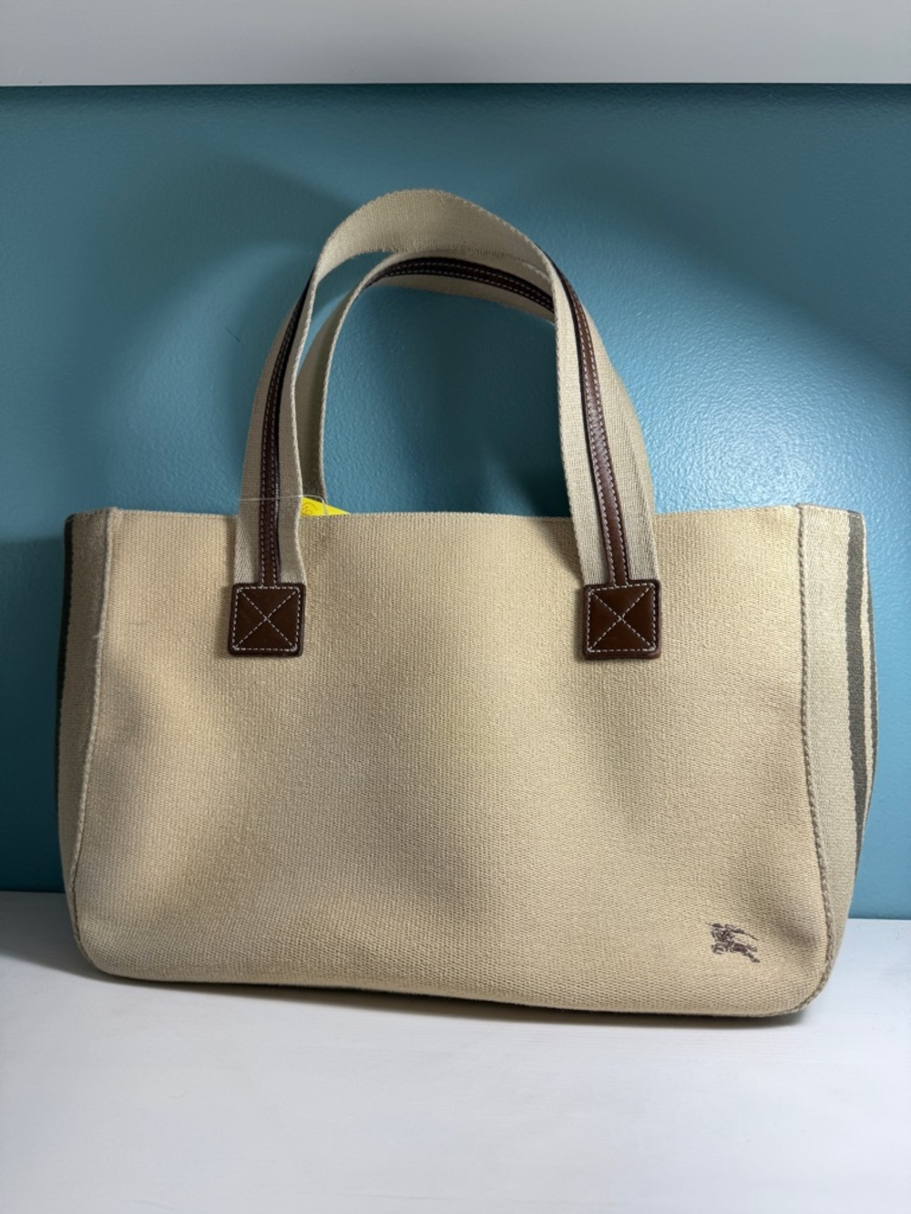 Burberry Blue Label Canvas Tote – Authentic